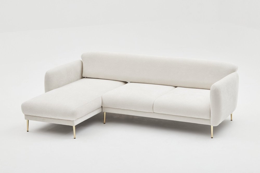 Rohová rozkládací pohovka Simena Left - Cream (obrázek 6)