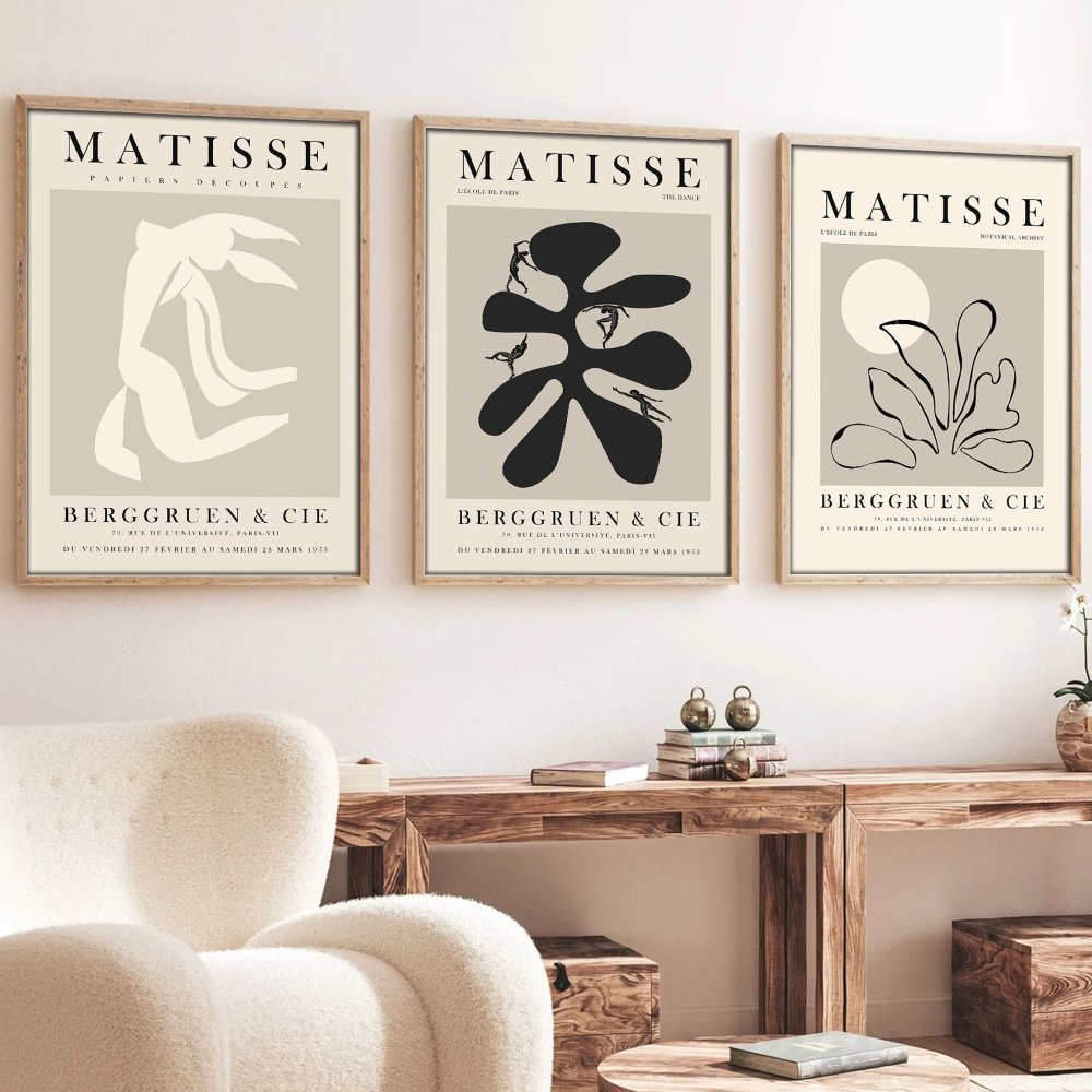 Dekoratívny rámovaný obraz z MDF (3 kusy) Huhu252 - 50 x 70