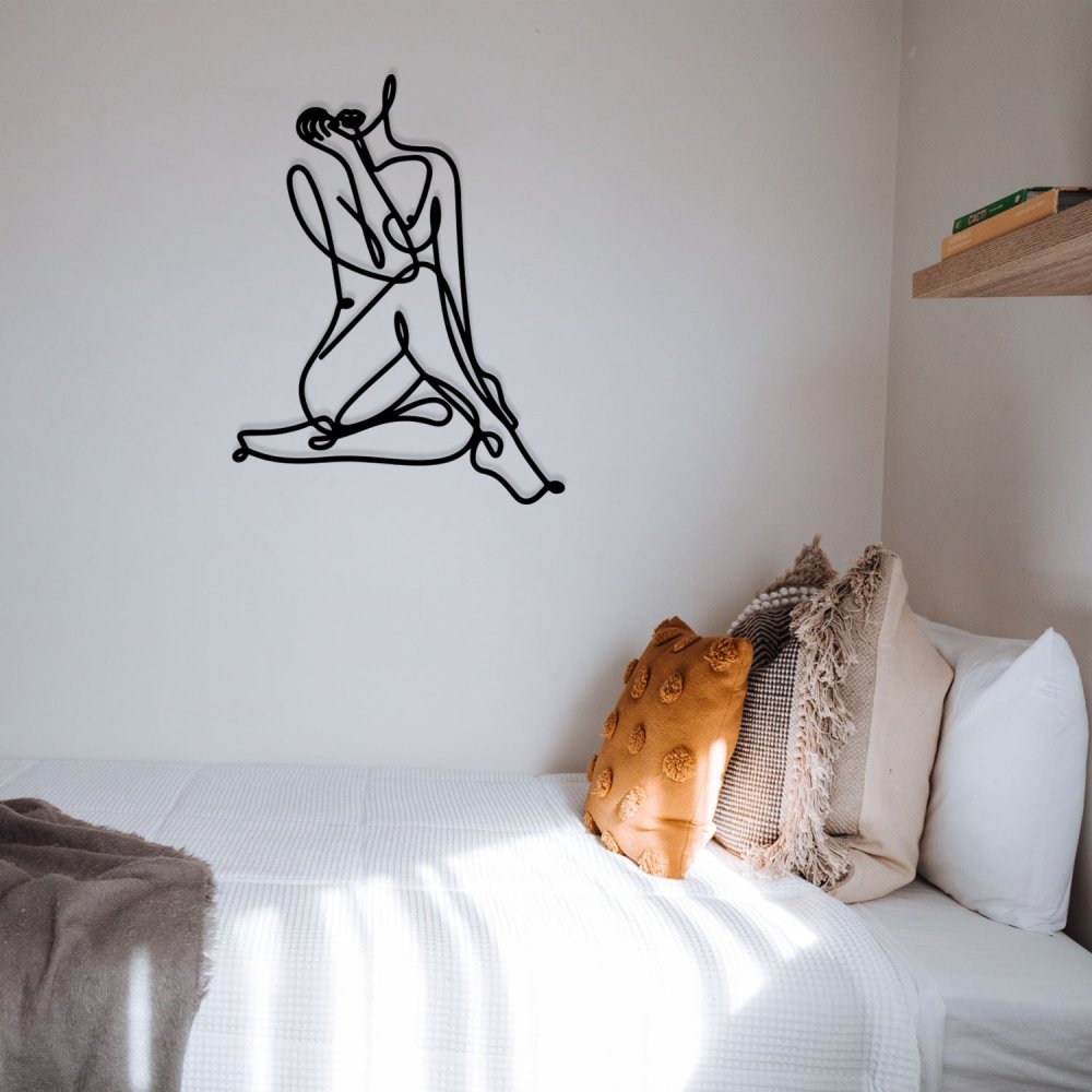 Dekoratívny kovový doplnok na stenu Eve