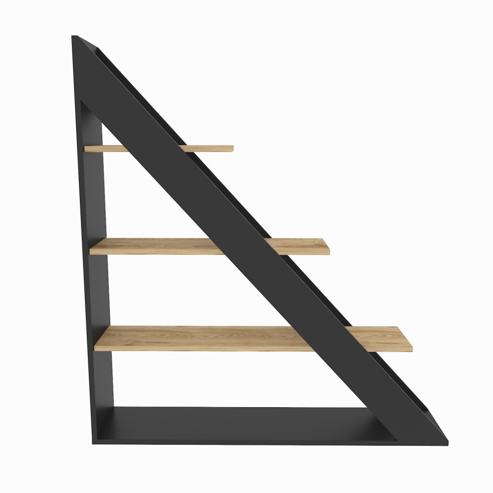 Knihovna Pisagor - Black, Oak (obrázek 4)