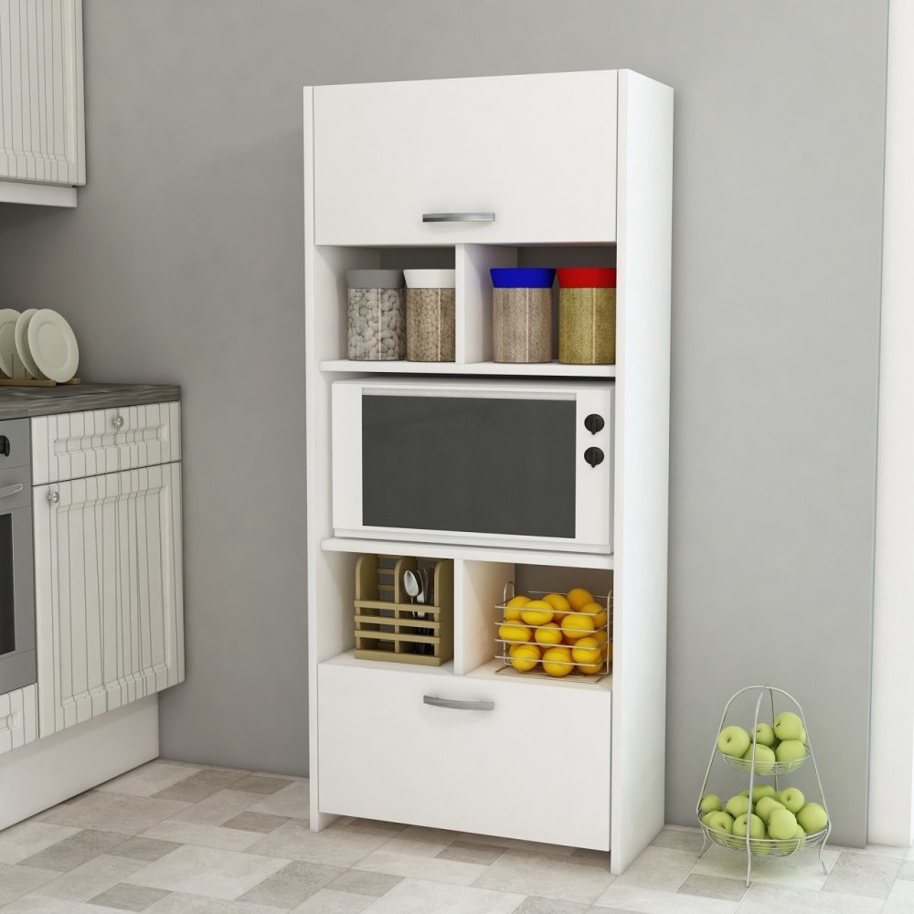 Viacúčelová skrinka Albina - White