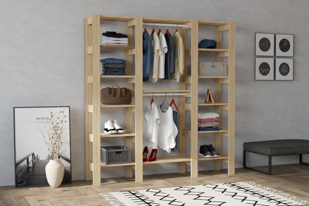 Šatníková skriňa City - Sapphire