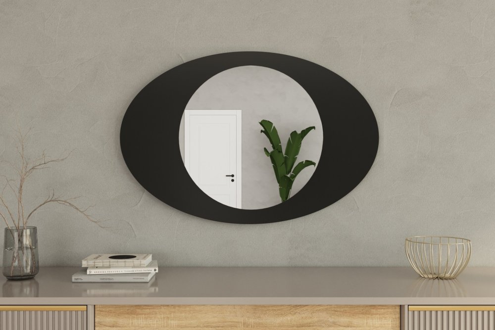 Zrkadlo Obble - Black
