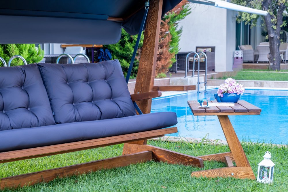 Garden Triple Swing Chair Viva 2400 - Anthracite (obrázek 10)