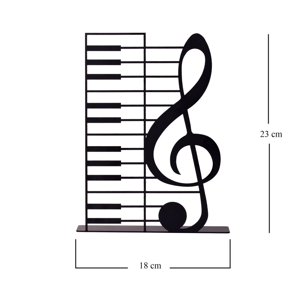 Dekorativní předmět Left Key - Black (obrázek 3)