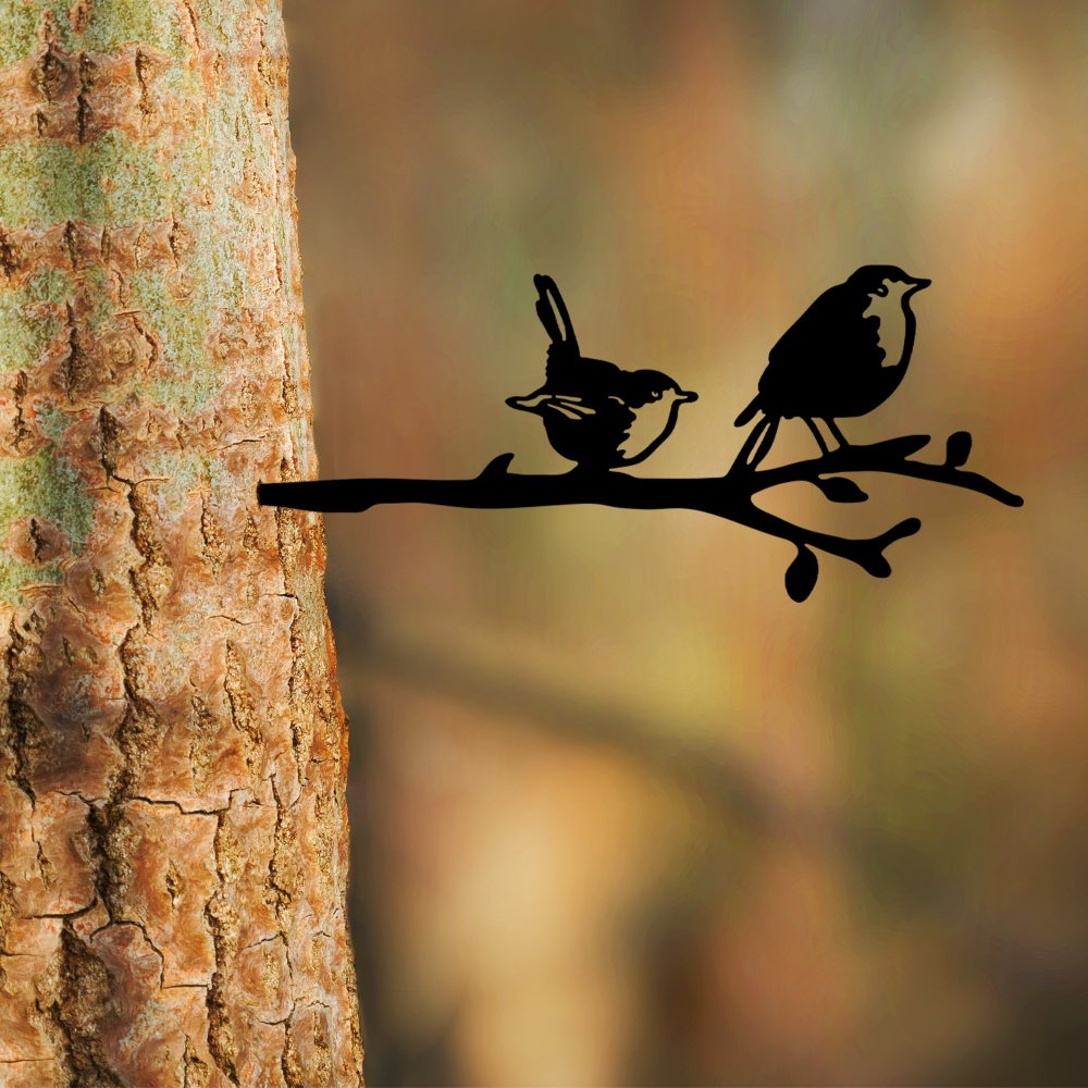 Zahradní dekorace Bird On The Branch 03 - Black (obrázek 6)