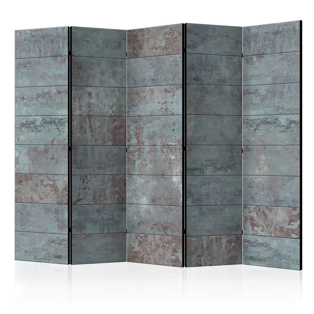 Paraván Turquoise Concrete Dekorhome 225x172 cm (5-dílný)