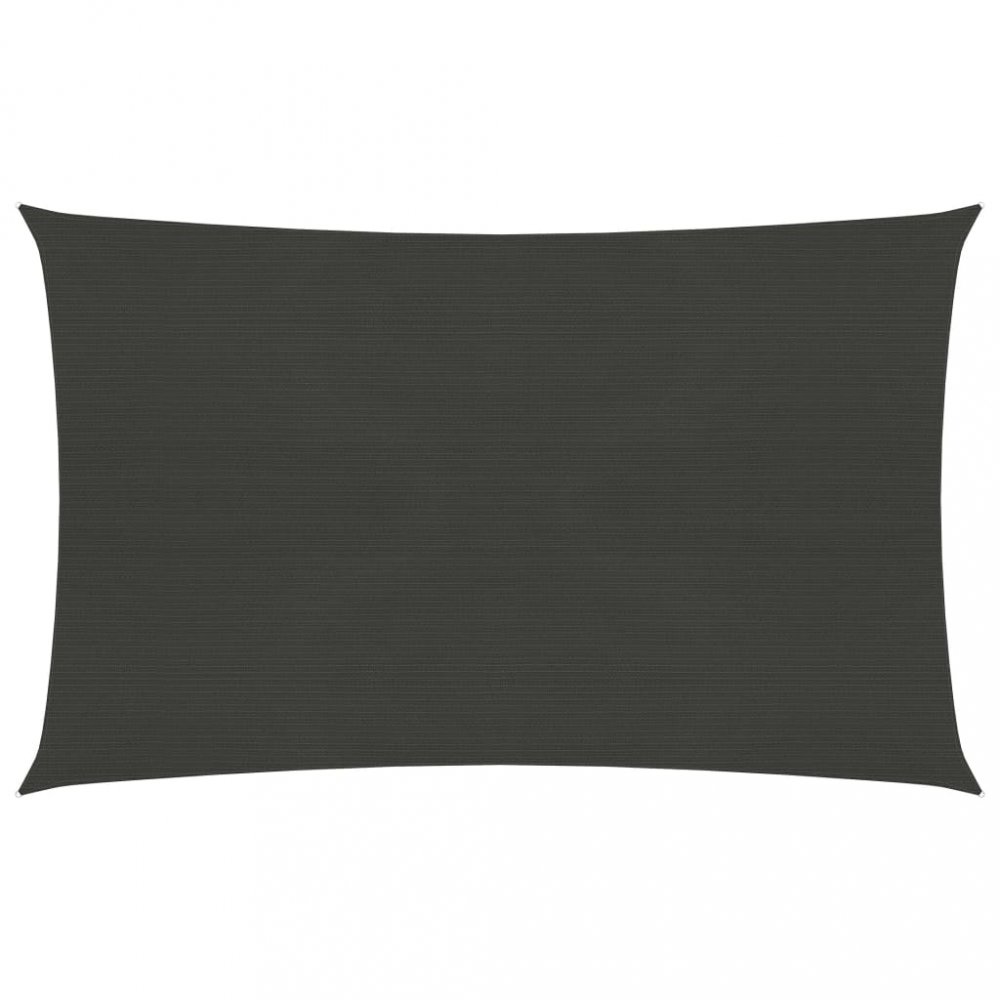 Stínící plachta obdélníková HDPE 4 x 7 m Dekorhome Antracit Obrázek