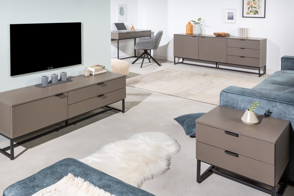 Psací stůl se šuplíky LITAI Dekorhome Bílá Obrázek