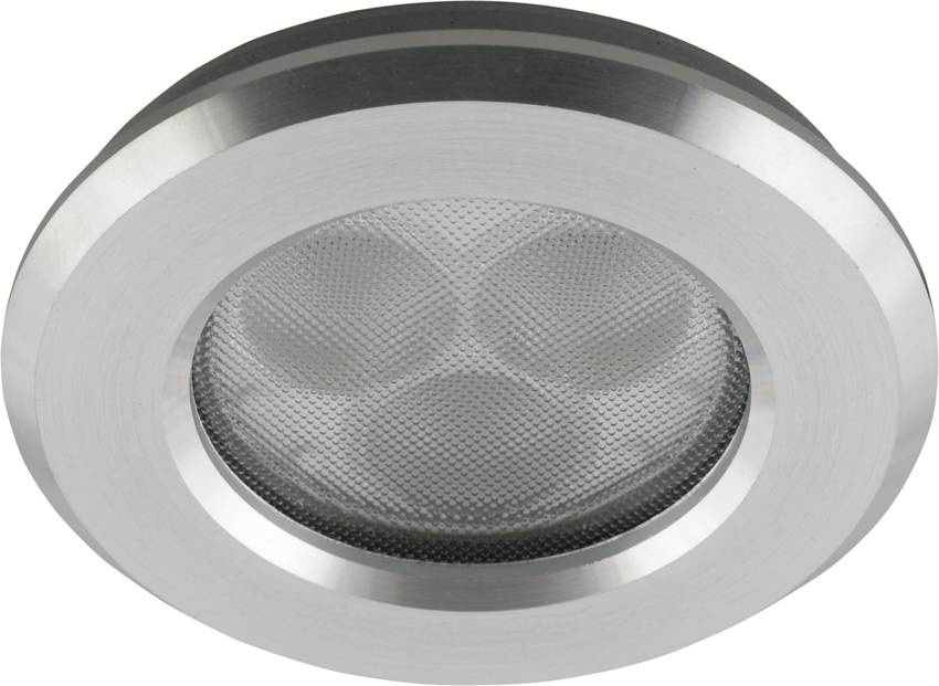 Chrómové stropné LED svietidlo 3x1W IP65 SH-09