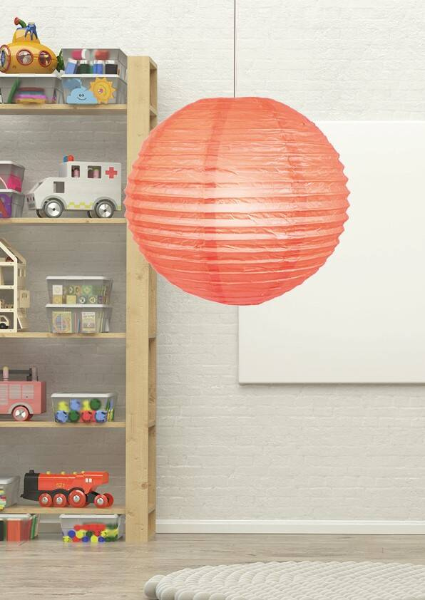 Marhuľová papierová lampiónová guľa 50 cm Cocoon