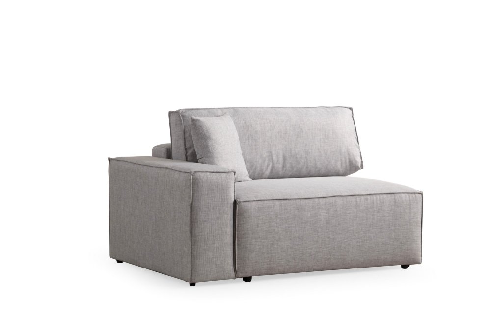 Rohová rozkládací pohovka Pırlo Corner Right - Light Grey (obrázek 10)
