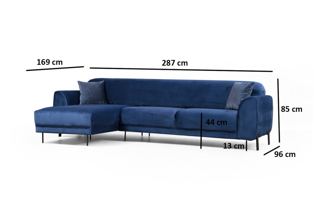 Rohová rozkládací pohovka Image Corner Left ( Chl-3R ) - Navy Blue (obrázek 3)