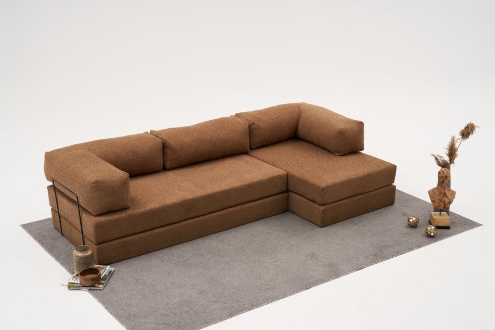 Rohová sedací souprava Comfort - Brown (obrázek 15)