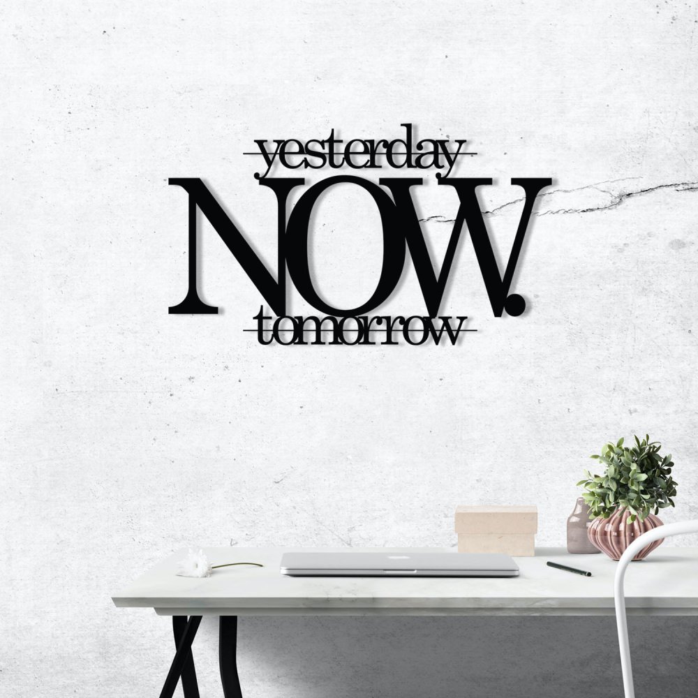 Dekorativní kovový doplněk na zeď Now (obrázek 7)