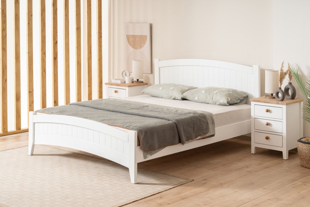 Rám manželskej postele Karya Modern Country - 120 x 200