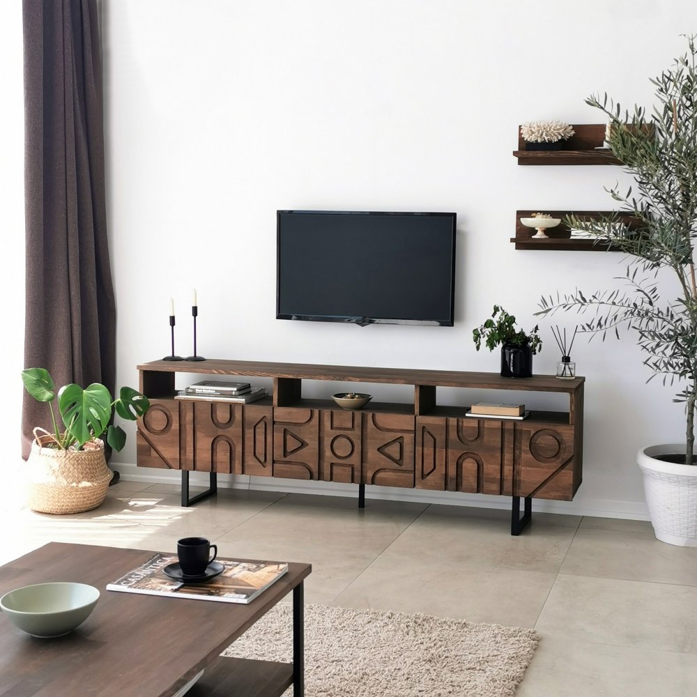 TV skrinka / Obývacia stena Aristo - Walnut