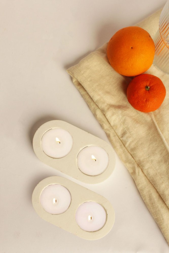 Candlestick Set (2 Pieces) Tealight