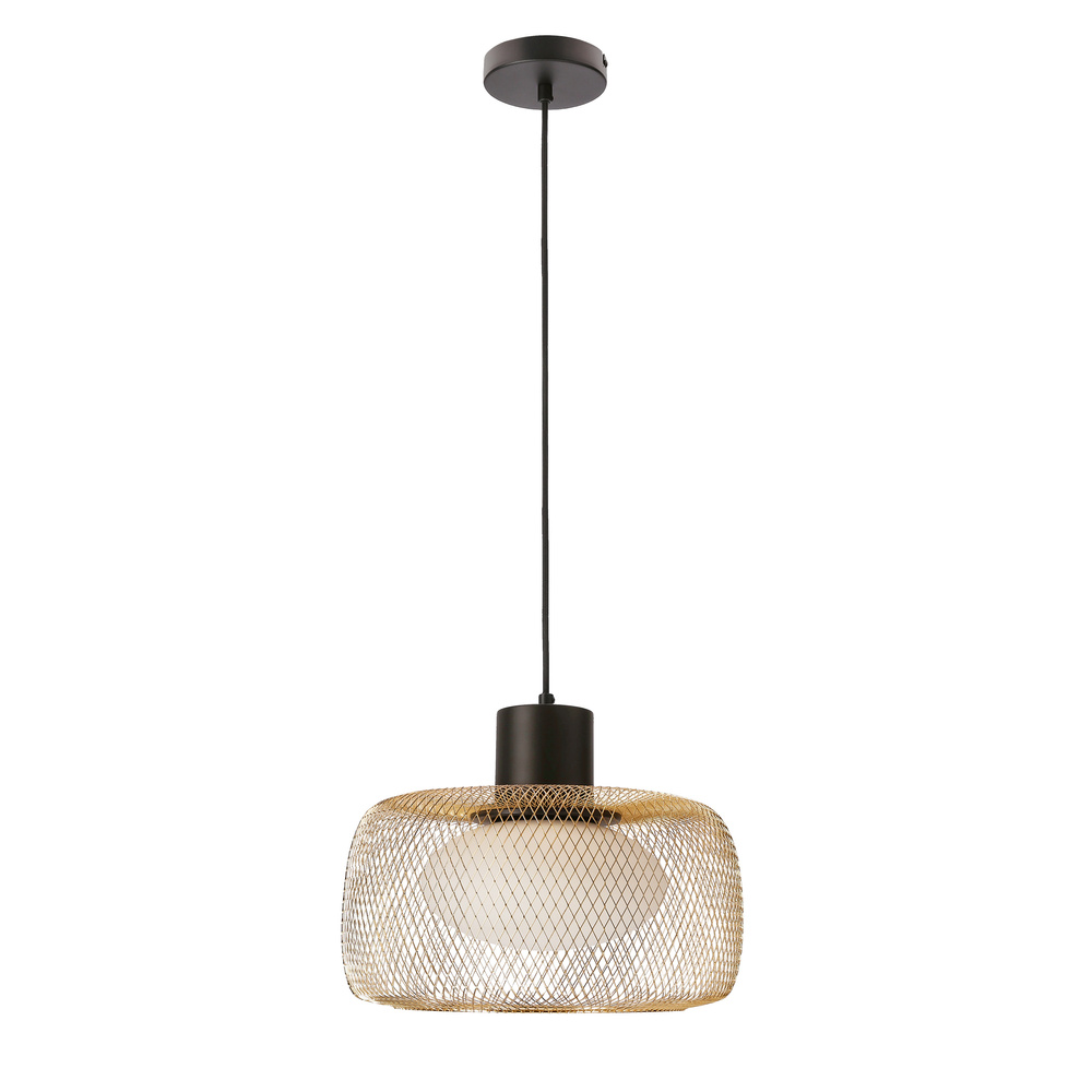 Lampa wisząca Sopra 40 czarno złota metalowa nad stół do salonu
