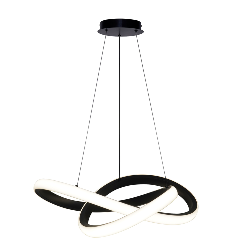 Levně SPLOT lampa wisząca czarny 28W LED 3000, 4000, 6000K osłonka biała