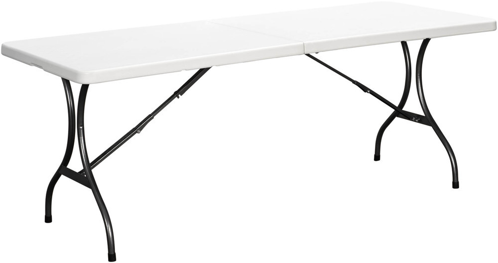 Skladací stôl CATERING oceľ / plast Rojaplast 244x76x72 cm