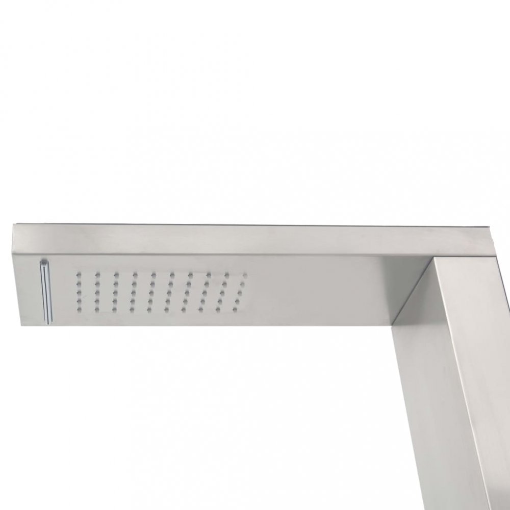 Zahradní sprcha s vaničkou Dekorhome Šedá Obrázek