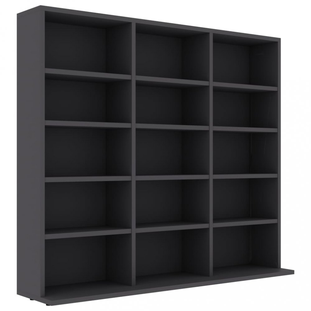 Regál s 15 policemi Dekorhome Šedá