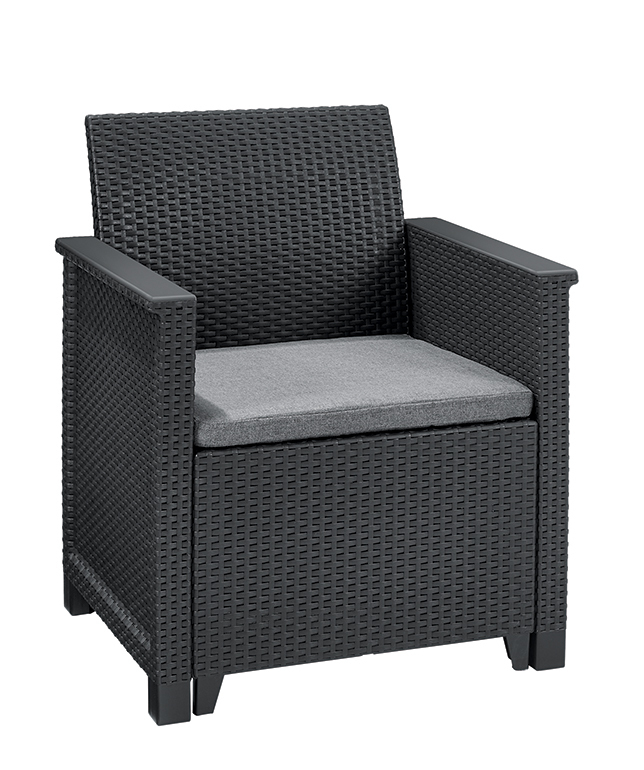 EMMA 2 seaters sofa set - Allibert Cappuccino Obrázek