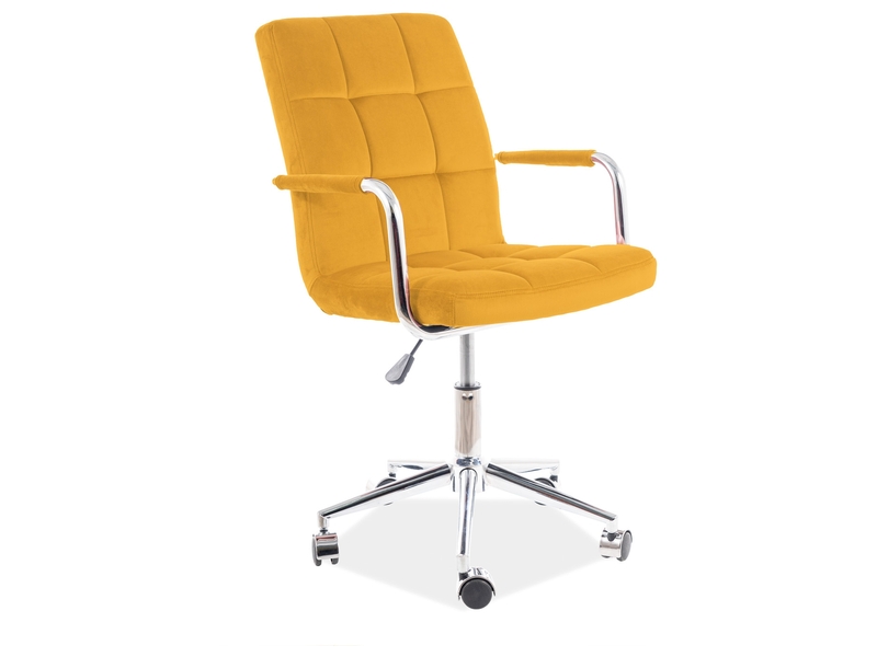 Kancelářská židle Q-022 Hořčicová,Kancelářská židle Q-022 Hořčicová