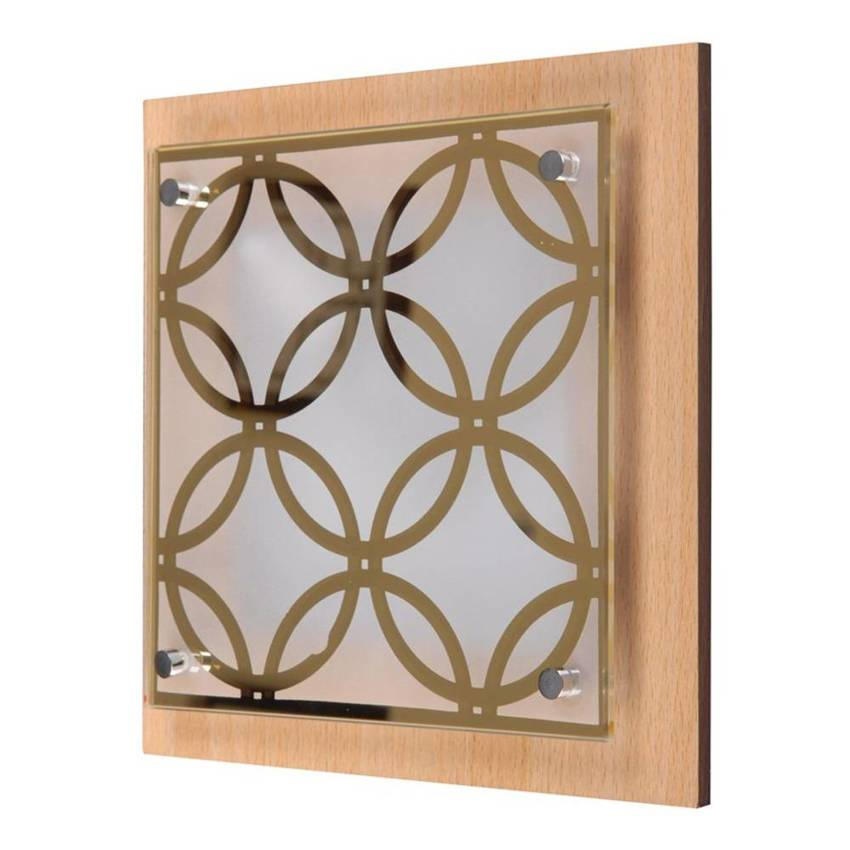 Nástenná/stropná lampa 24x24cm 60W E27 v kruhoch Planta