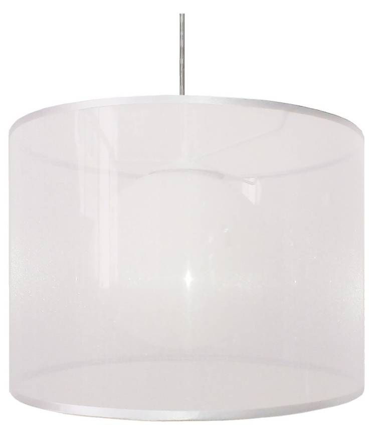 Závesná stropná lampa 1X60W E27 biela CHICAGO