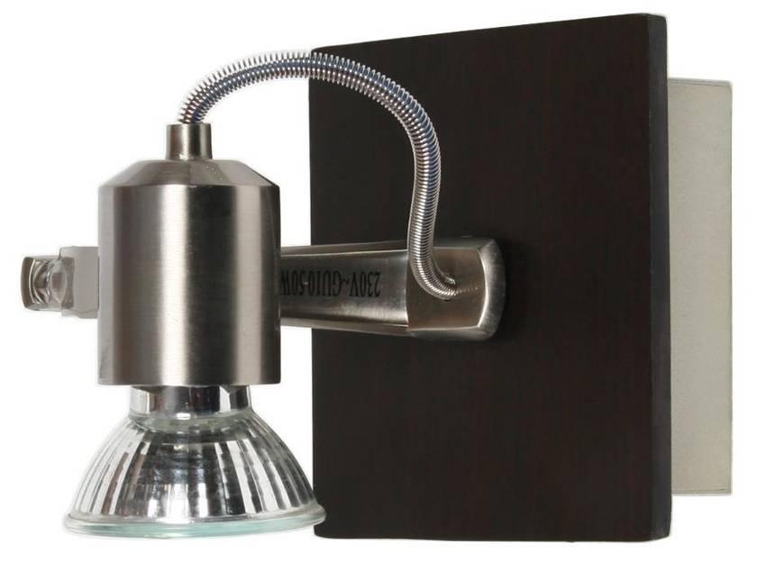 Nástenná lampa Dukat sconce 1X50W GU10 drevo