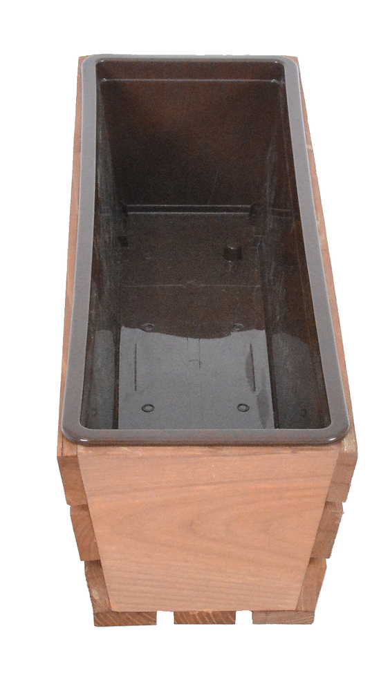 Drevený truhlík MODERN Rojaplast