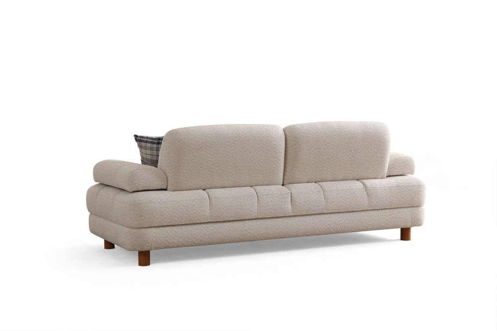 Trojmístná rozkládací pohovka Nice 3 Seater - Cream (obrázek 5)