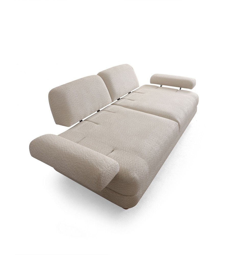 Trojmístná rozkládací pohovka Nice 3 Seater - Cream (obrázek 6)