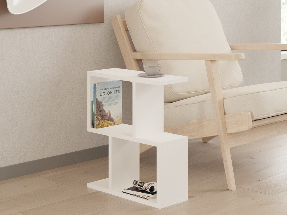 Príručný stolík / Odkladací stolík Zet - White