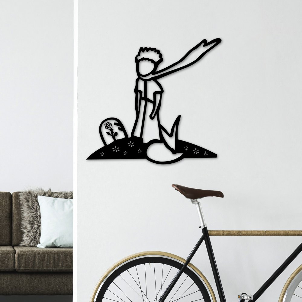 Dekoratívny kovový doplnok na stenu THE LITTLE PRINCE 3