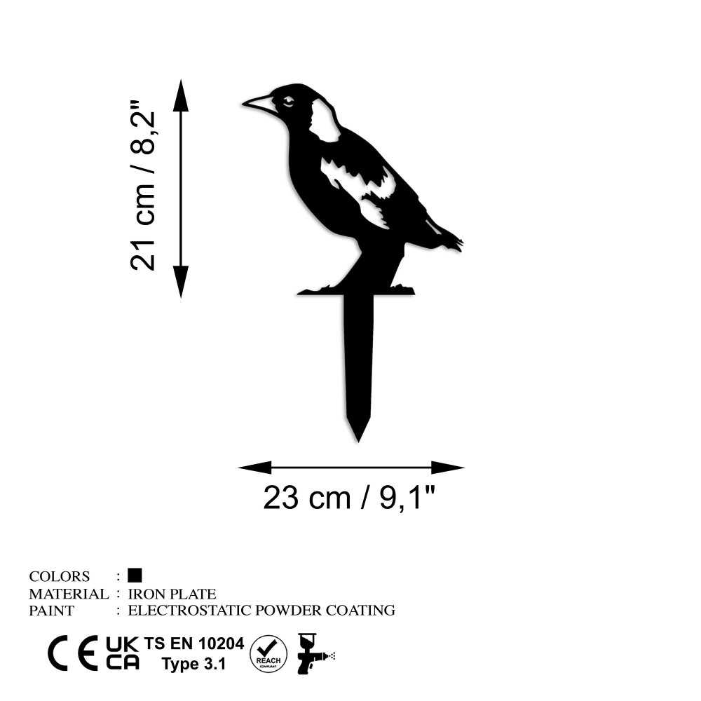 Zahradní dekorace Bird 03 (obrázek 3)