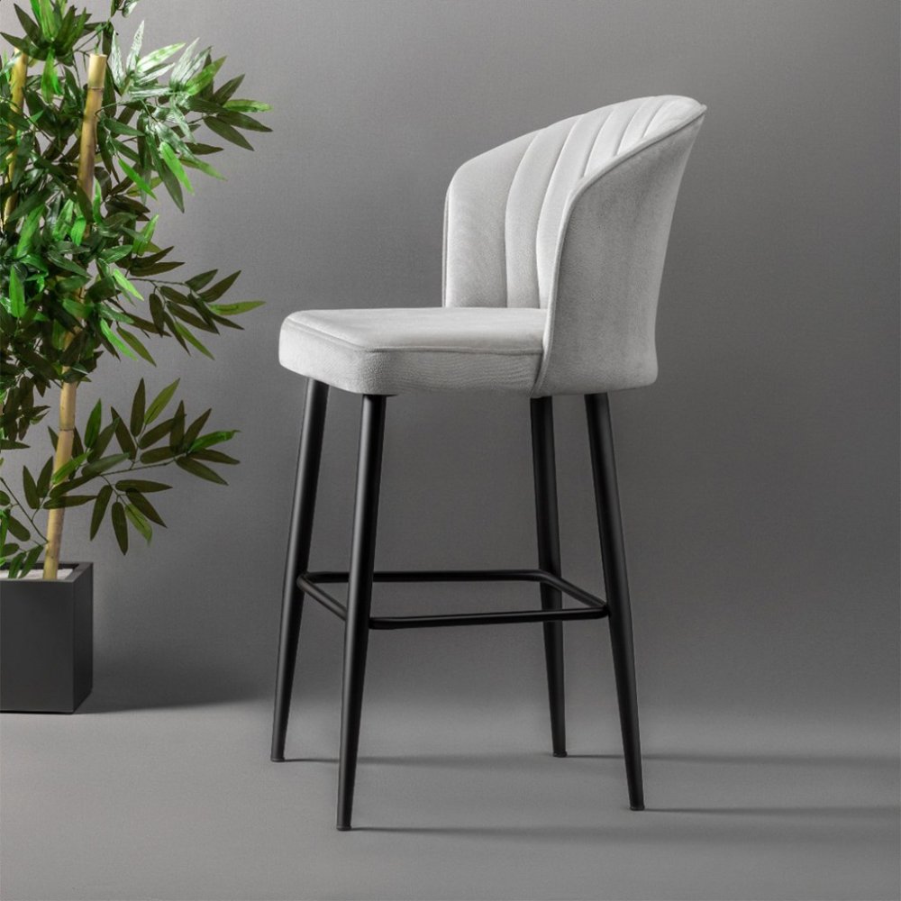 Bar Stool Set (2 Pieces) Rubi - Cream (obrázek 4)
