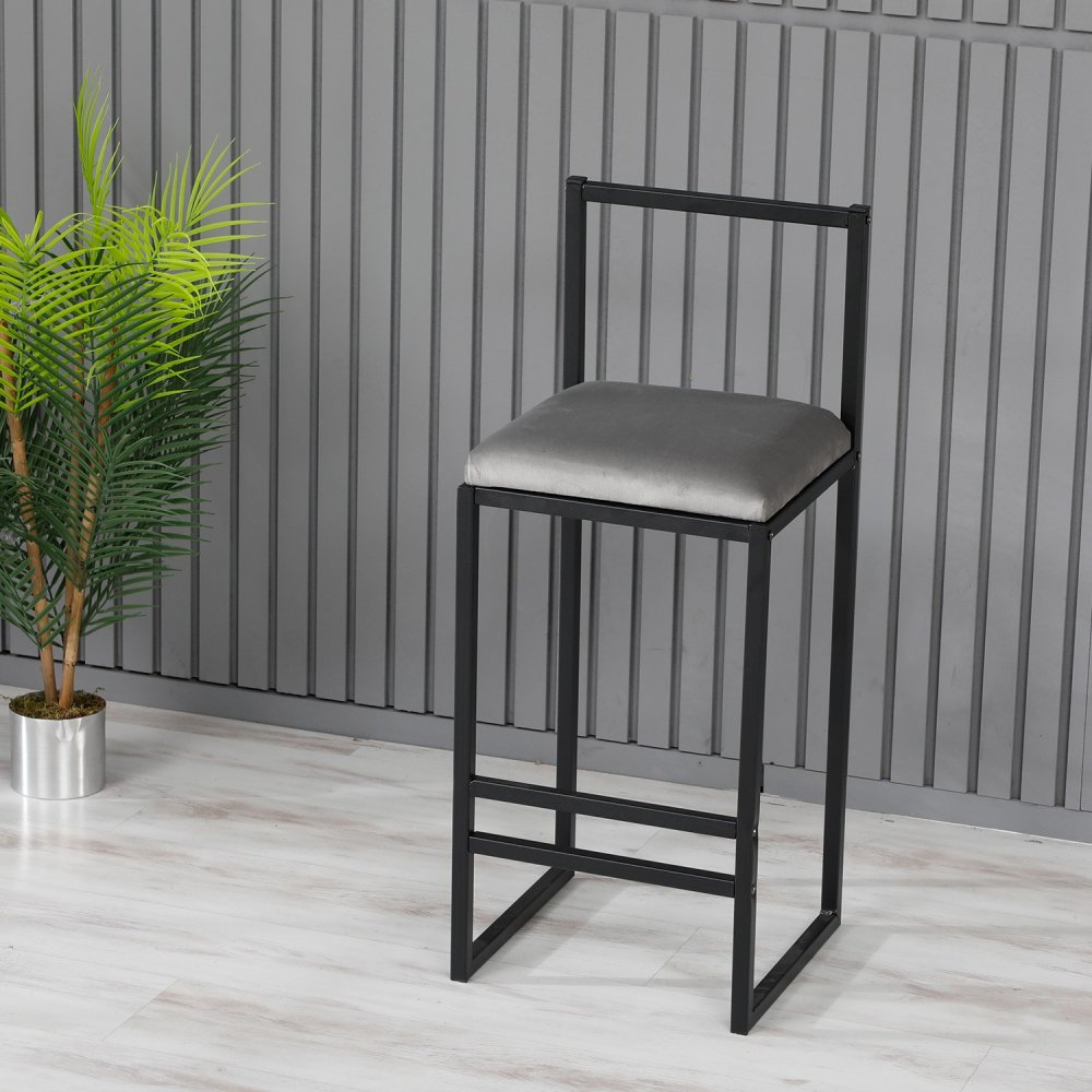 Bar Stool Nordic - Grey