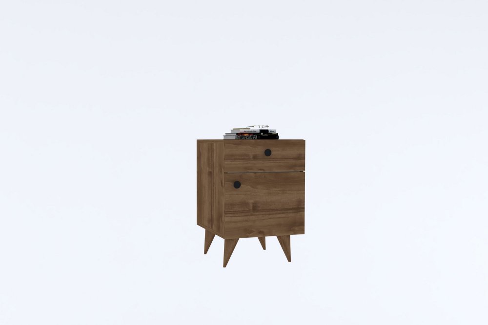 Noční stolek Pila - Walnut (obrázek 4)