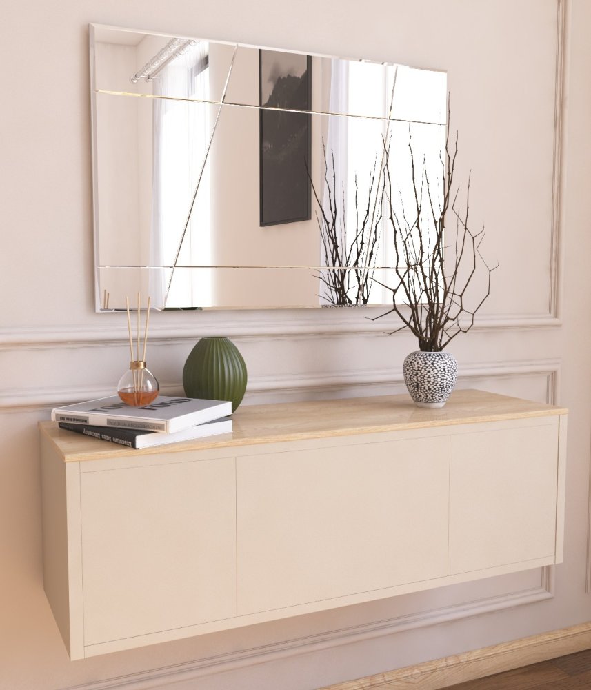 Zrkadlo Akol - White