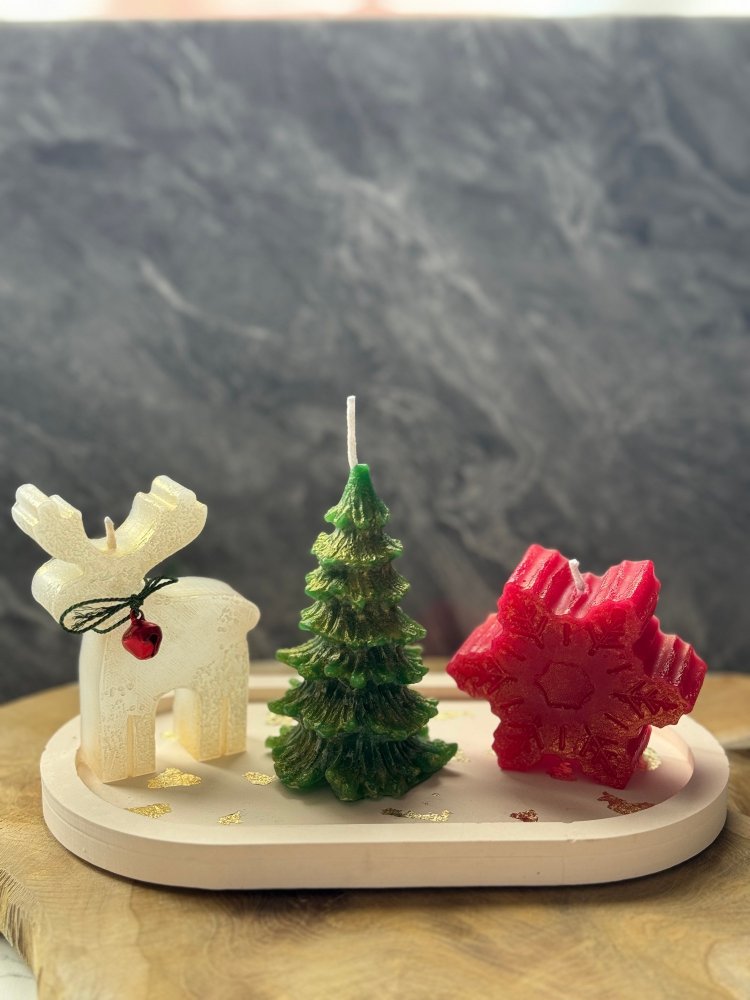 Candle Set (4 Pieces) Christmas Candle Set2