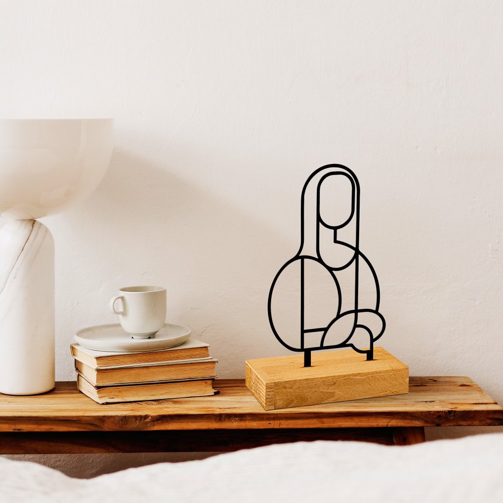 Dekoratívny predmet Mona - Black