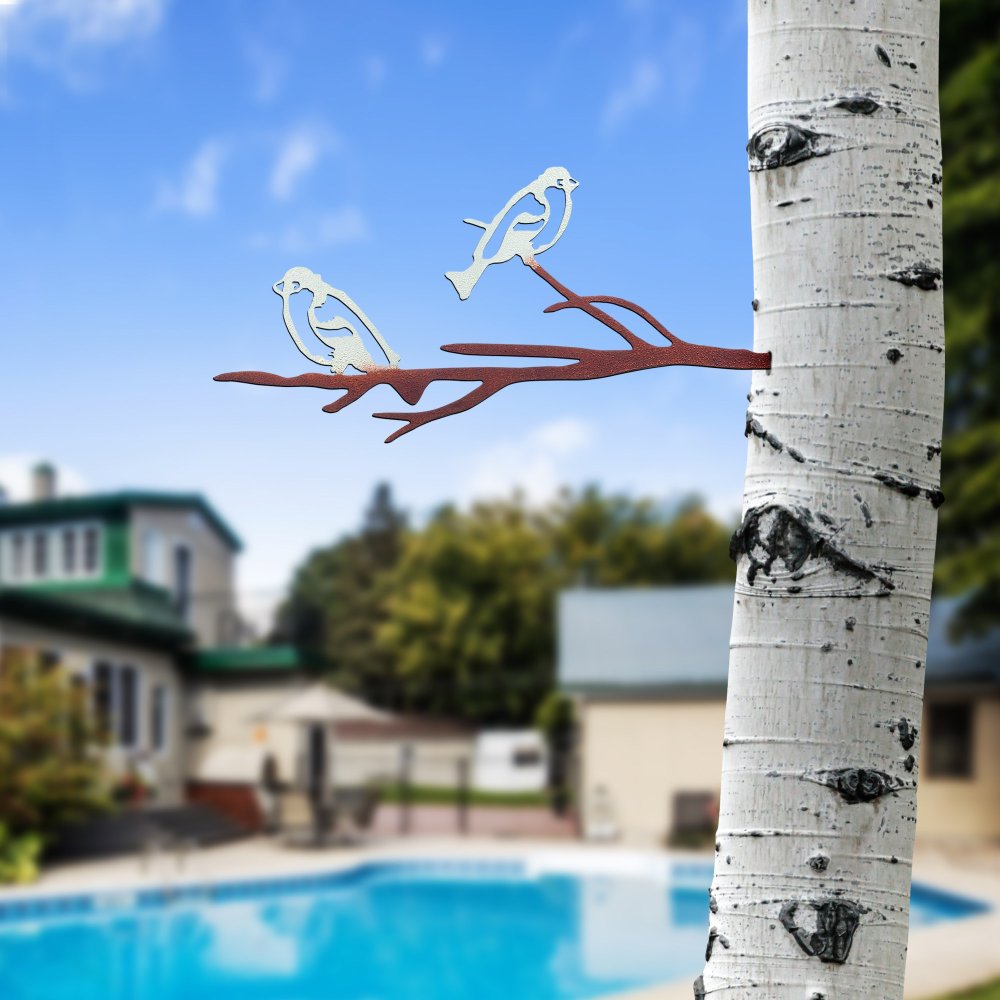 Záhradná dekorácia Bird on the branch 28