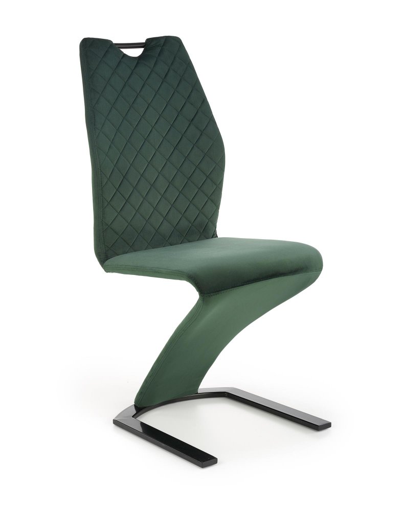 Jídelní židle K442 Halmar Tmavě zelená