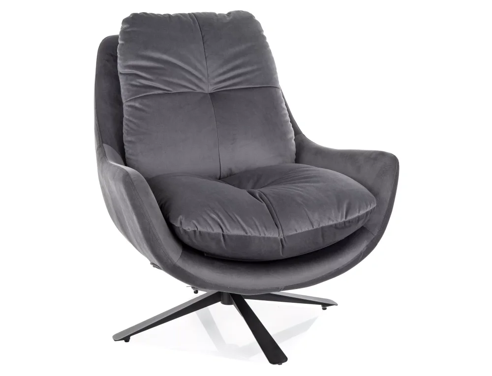 Sametové křeslo Vivien