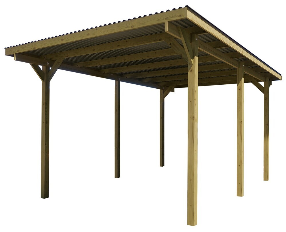 Drevený prístrešok na auto 606 Weka