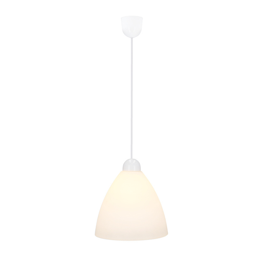 závesná lampa menti biele tienidlo biele
