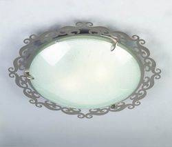 Stropná/nástenná lampa saténová 2xE27 Casablanca
